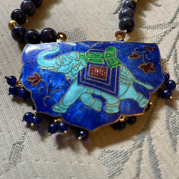 A Cloisonné Choker - Picture 2 of 2